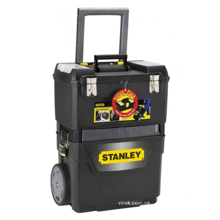 Ящик на колесах "IML Mobile Work Center 2 in 1" пластмас. з органайзерами в кришці; 47,3x30,2x62,7см