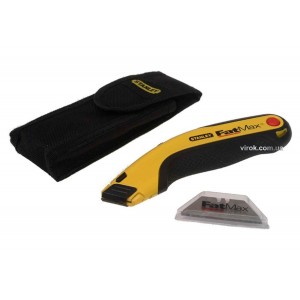 Ніж STANLEY "FatMax" : L=170 мм, трапецевидне лезо, для оздоблювал робіт, футляр + 20 запасних лез