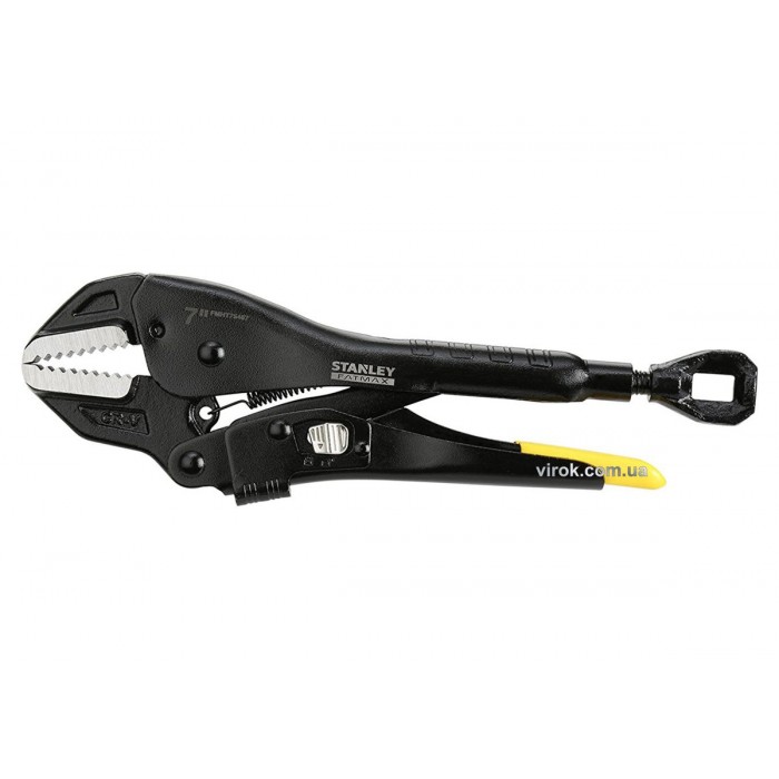 Кліщі затискні STANLEY FATMAX з фіксатором, l=180 мм