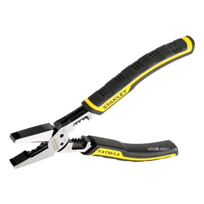 Плоскогубці комбіновані STANLEY "FatMax" : L= 200 мм. 6 в 1