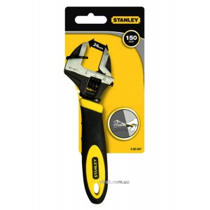 Ключ розвідний STANLEY "MaxSteel" : L=150 мм, max 24 мм DW