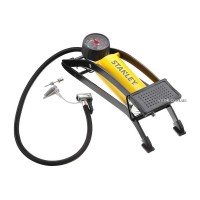 Насос ножний для автомобільних шин STANLEY, макс. тиск- 7 атм., 3 насадки