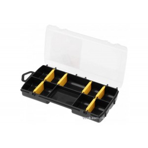 Органайзер пластиковий STANLEY : 210 х 115 х 35 мм, 10 комірок, з переставними перегородками