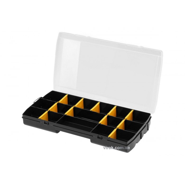 Органайзер пластиковий STANLEY : 272 х 189 х 46 мм, 17 комірок, з переставними перегородками