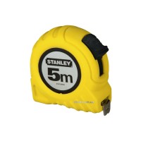 Рулетка STANLEY : 5 м х 19 мм. пластмасовий корпус
