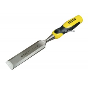 Стамеска STANLEY "DynaGrip" : L= 150 мм, жало W= 28 мм.