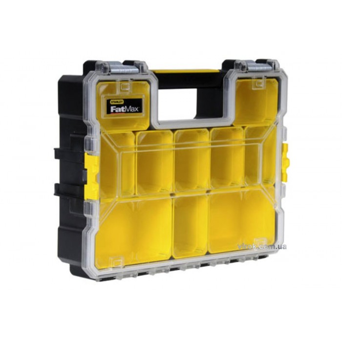 Органайзер "FatMax Deep Pro Metal Latch" пластмас. вологостійкий з металев. замками;44,6х11,6х35,7см