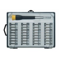 Викрутка-тримач з прецизійними насадками STANLEY : з різними шліцами, в футлярі, 33 шт