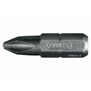 Насадка викруткова STANLEY : "Philips" PH2 x 25 мм, HEX 1/4. 100 (Шт/Уп.)
