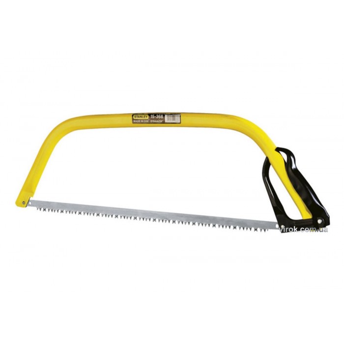 Пила лучкова по дереву STANLEY "Raker Tooth" з полотном з гартованим "американським" зубом, L=530 мм