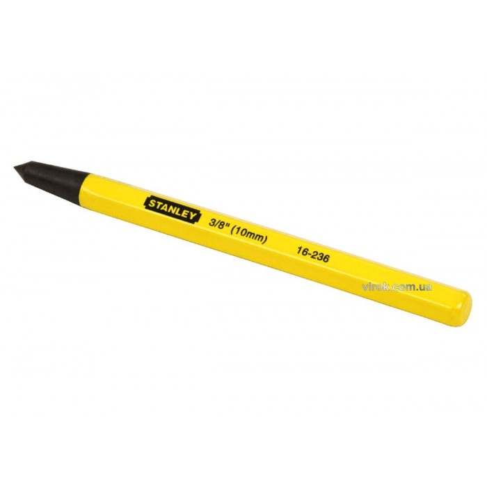 Кернер STANLEY "Brick Punch" : L= 140 мм, жало b= 10 мм (3/8")
