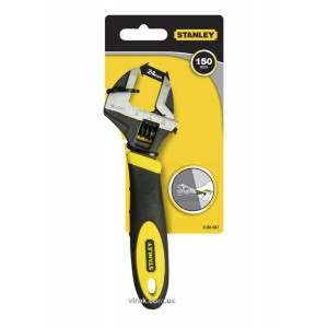 Ключ розвідний STANLEY "MaxSteel" : L= 150 мм, М ≤ 24 мм, гайковий