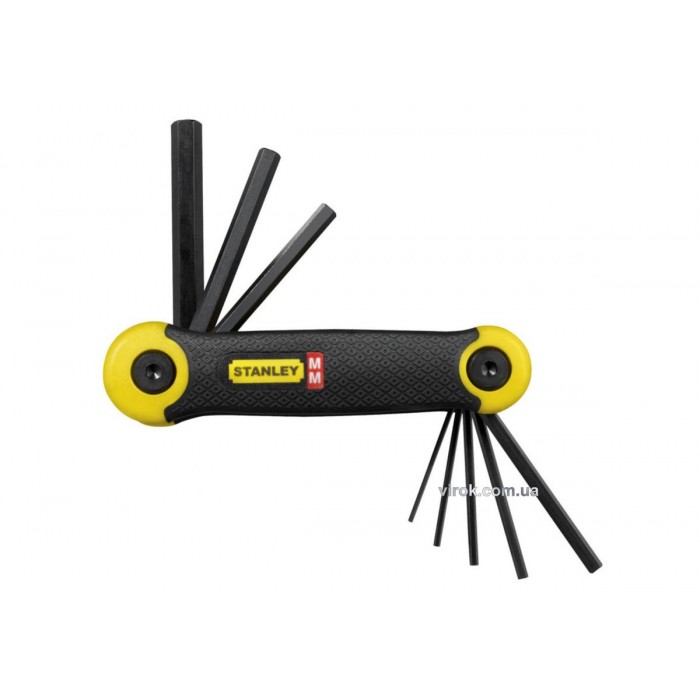 Шестигранник STANLEY 8 шт. складені в 1 корпус, (1.5-2-2,5-3-4-5-6-8 мм)