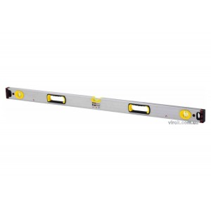 Рівень магнітний STANLEY "FatMax II" : L= 120 см, 3 капсули, 2 ручки
