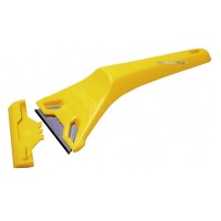 Скребок STANLEY для скла, пластмасовий зі стандартними лезами шириною 60 мм , L = 170мм