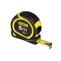 Рулетка STANLEY "Tylon" : 5 м х 19 мм. ергономічний корпус пластик + еластомер, Tylon покриття