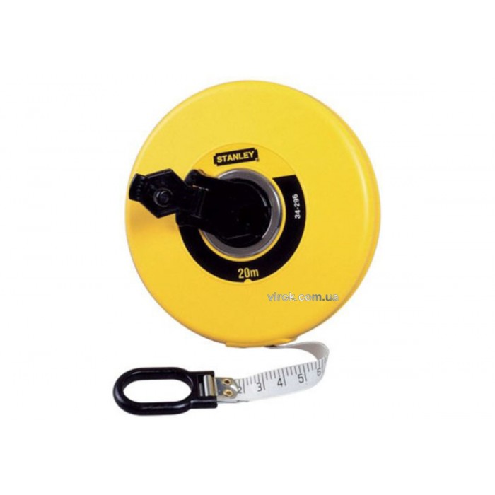 Стрічка STANLEY " FIBERGLASS " 20мх12мм, в пластмасовому корпусі