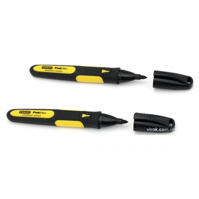Маркер STANLEY "FatMax" : чорний, перманентний. 2 (Шт/Уп.)
