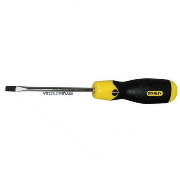 Викрутка плоска STANLEY "Cushion Grip" : шліц SL6,5 x 150 мм DW