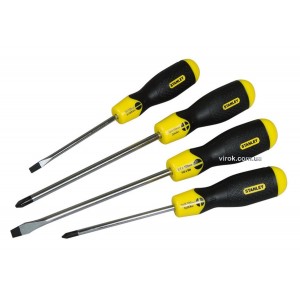 Набір викруток STANLEY "Cushion Grip", 4 шт. DW