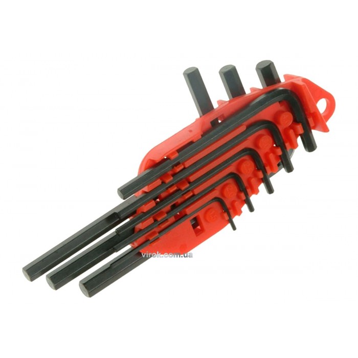 Ключі 6-гранні L-подібні STANLEY : M1,5-6 мм. Набір 8 Шт.