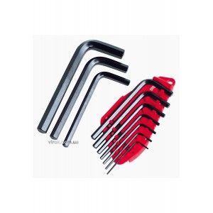 Ключі 6-гранні L-подібні STANLEY : M1,5-10 мм. Набір 10 Шт.