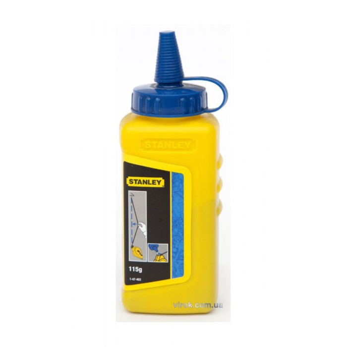 Крейда порошкова STANLEY , синя , універсального застосування, m=115г.
