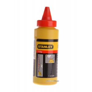 Крейда порошкова STANLEY , червона , для зовнішніх робіт, що не змивається m=115г.