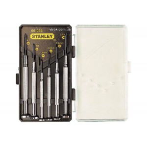 Набір викруток прецизійних STANLEY "Watchmaker" : 6 викруток [Комплектація 7 Шт.]
