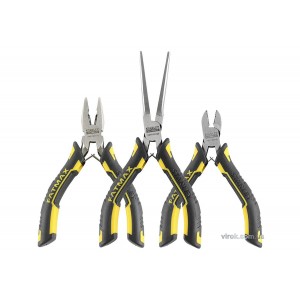 Плоскогубці, шипці, кусачки міні STANLEY "FatMax", набір 3 шт.