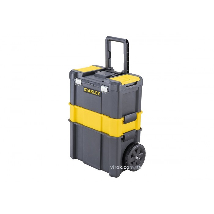 Ящик розкладний 3в 1 для інструментів STANLEY на 2-х колесах, 476 х 208 х 630 мм