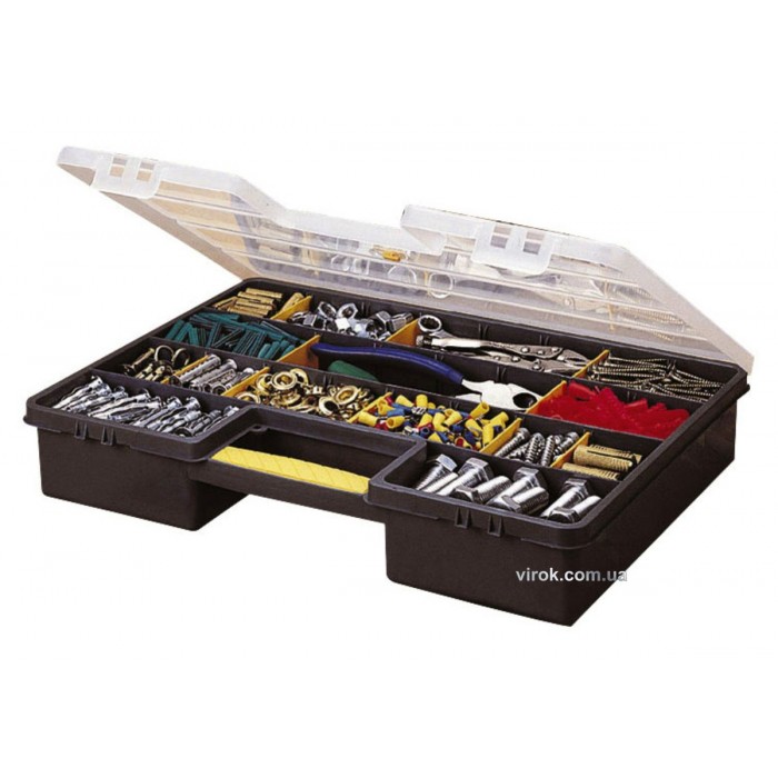 Органайзер STANLEY "199" : пластмасовий, 25 з'ємних секцій , М= 457х327х80 мм.