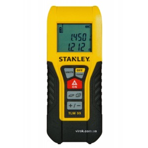 Дальномір лазерний STANLEY TLM 99 : Клас лазера 2, дальність -30 м, похибка +/- 2 мм DW
