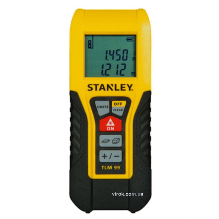 Дальномір лазерний STANLEY TLM 99 : Клас лазера 2, дальність -30 м, похибка +/- 2 мм DW