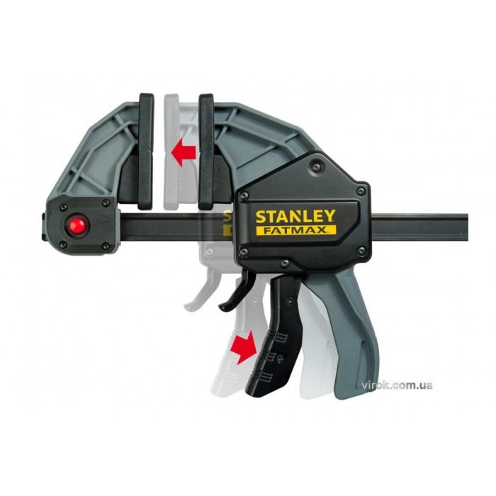 Струбцина самозатискна зі спусковим механізмом Stanley FatMax "L"  l= 150 мм, сила стиску- 135 кг