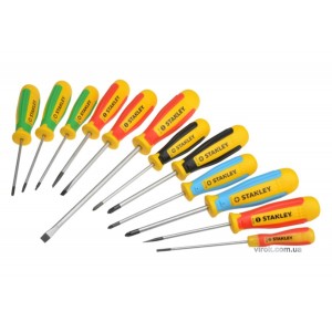 Набір викруток STANLEY "Magnum" : SL, PH, PZ, [12 Шт.] DW
