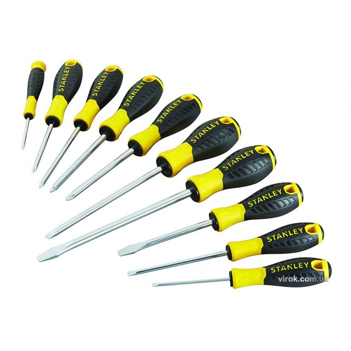 Набір викруток STANLEY "Essential" : 10 шт.