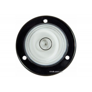 Рівень поверхневий круглий STANLEY з 1 вічком, Ø=25 мм в пластиковому корпусі