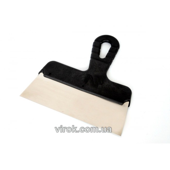 Шпатель малярний VIROK : 150 мм. нержавійка, пластмасова ручка [80]