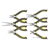 Плоскогубці, шипці, кусачки міні STANLEY "FatMax", набір 6 шт.