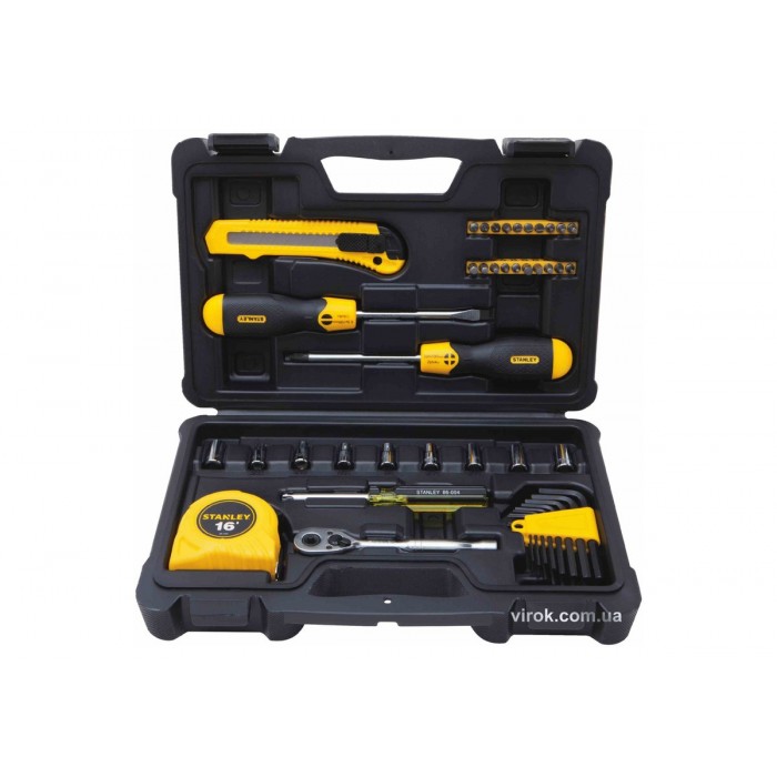 Набір інструментів STANLEY в футлярі, 51 елемент