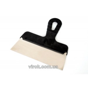 Шпатель малярний VIROK : 350 мм. нержавійка, пластмасова ручка [25]