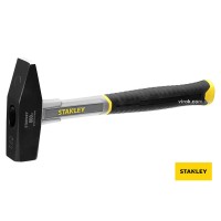 Молоток слюсарний STANLEY "Fiberglass" DIN, зі скловолоконною прогумованою ручкою, m=800 г DW