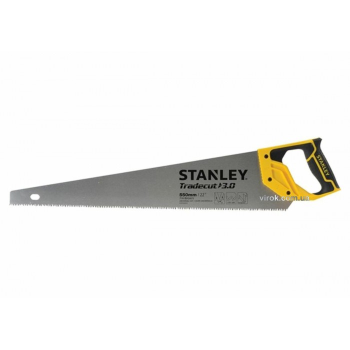 Ножівка по дереву STANLEY "Tradecut" : L= 550 мм