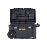 Ящик для інструментів STANLEY на 2-х колесах, об'єм- 50 л, вантажопідй.- 40 кг, 65 х 35 х 40 см