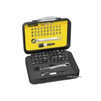 Набір насадок викруткових STANLEY "Expert" з тріщаткою і швидк. магнітним тримачем, 32 шт.