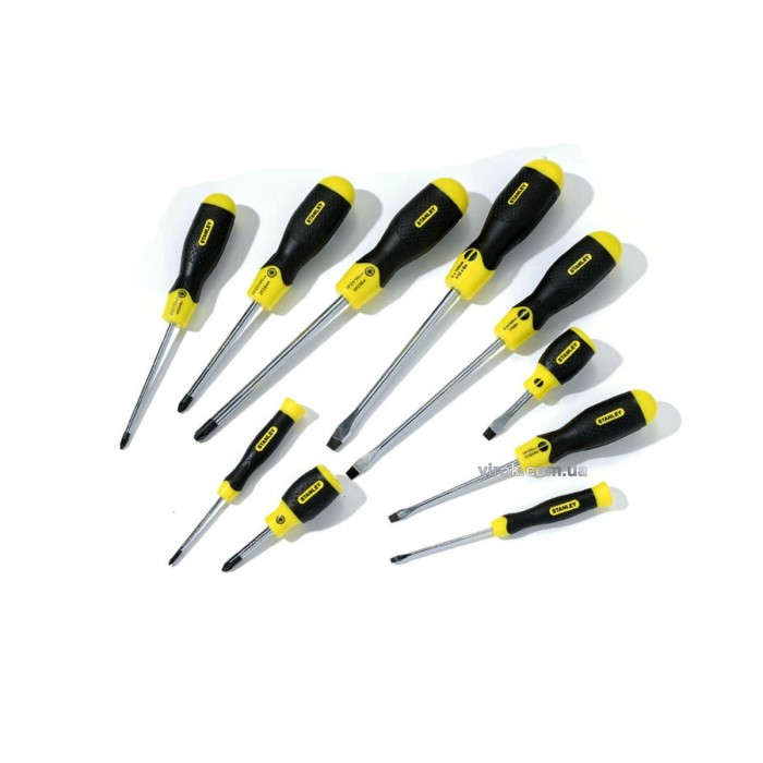 Набір викруток STANLEY : SL/PZ в пластмасовому футлярі, 10 шт.