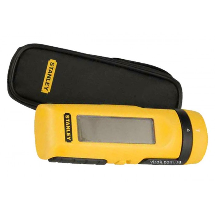 Вологомір дисплейний "Stanley" з температ. режимом 0-50°С, джерело живл.- 3 табл. батарейки CR-2032