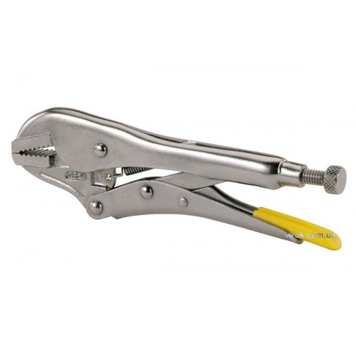 Кліщі затискні STANLEY з фіксатором з прямими губками, l= 225 мм
