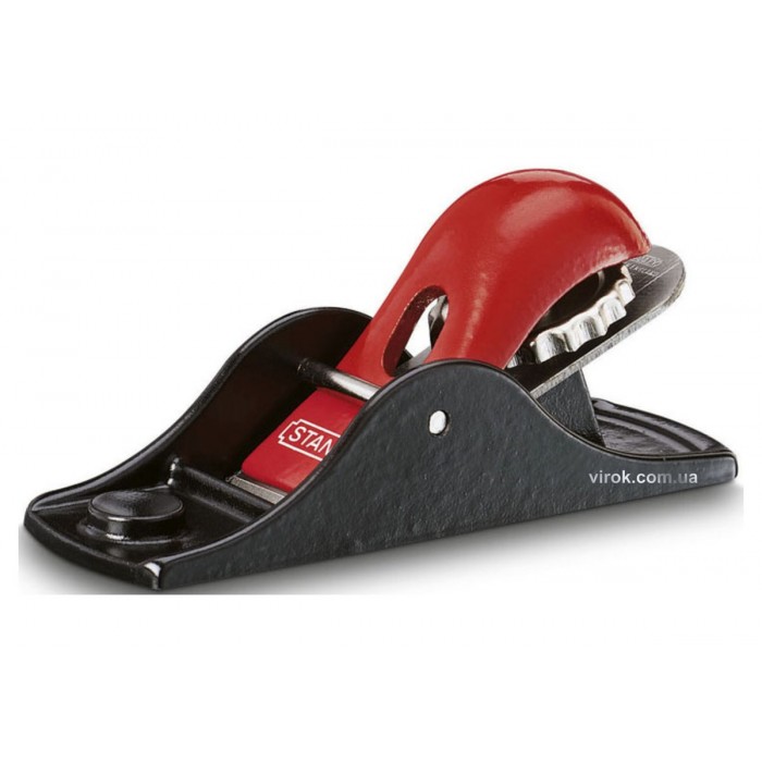 Рубанок торцевий STANLEY : b= 34 мм, L= 140 мм. кут нахилу 21°